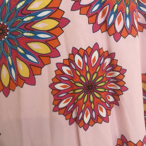 Gibson Look Size Medium Set  Pink Multi Top And Skirt Stretchy With‎ Pockets - Picture 3 of 16